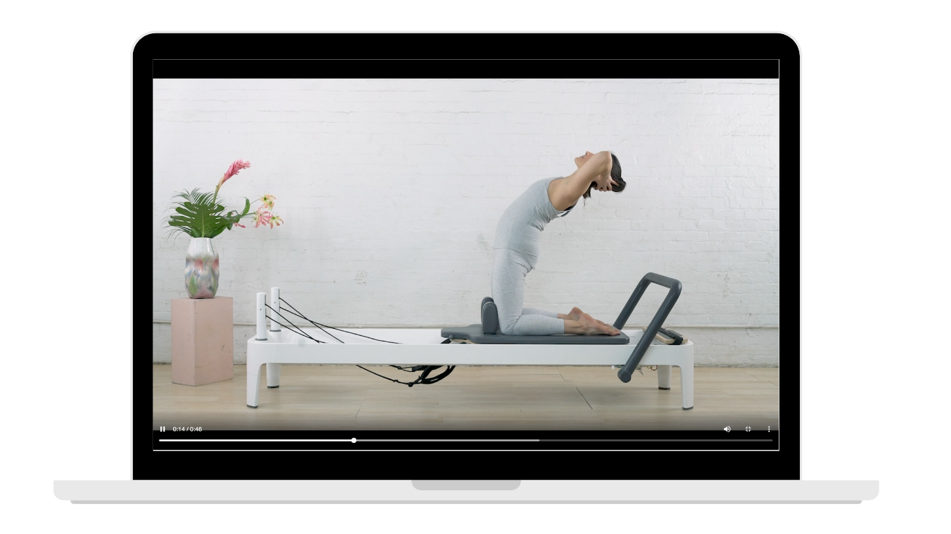 Students of the Elite Online Reformer Certification have access to on-demand training videos.