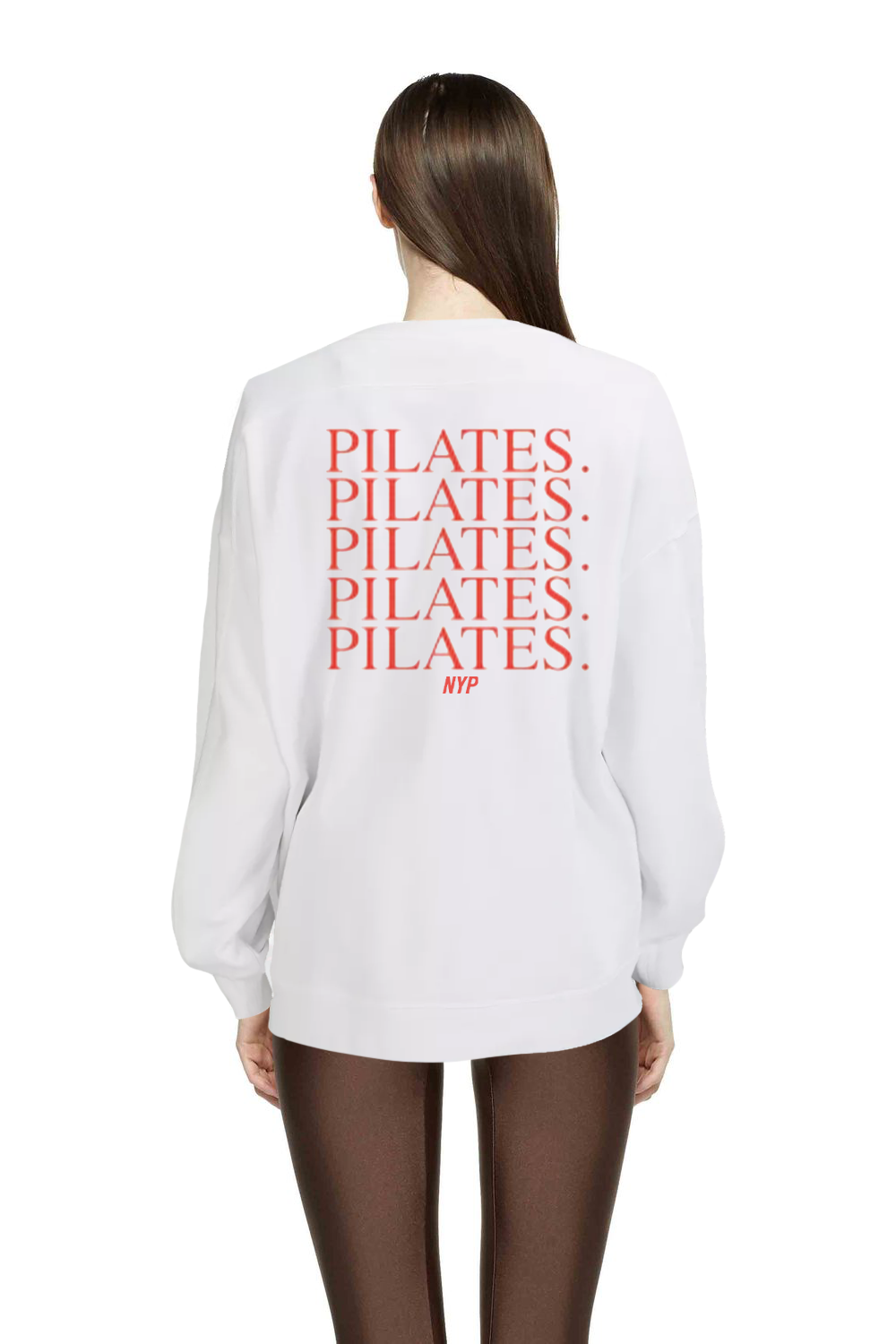 Pilates Logo Long Sleeve Tee Back