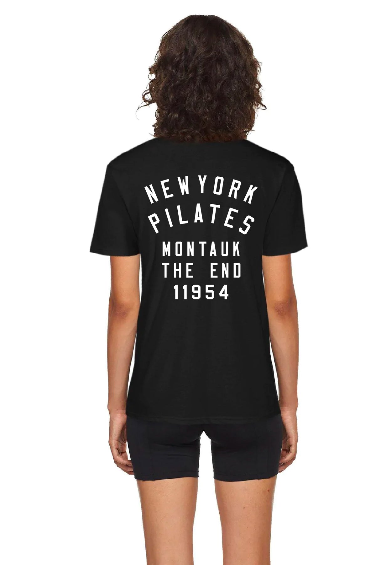 Montauk Zipcode Tee Back