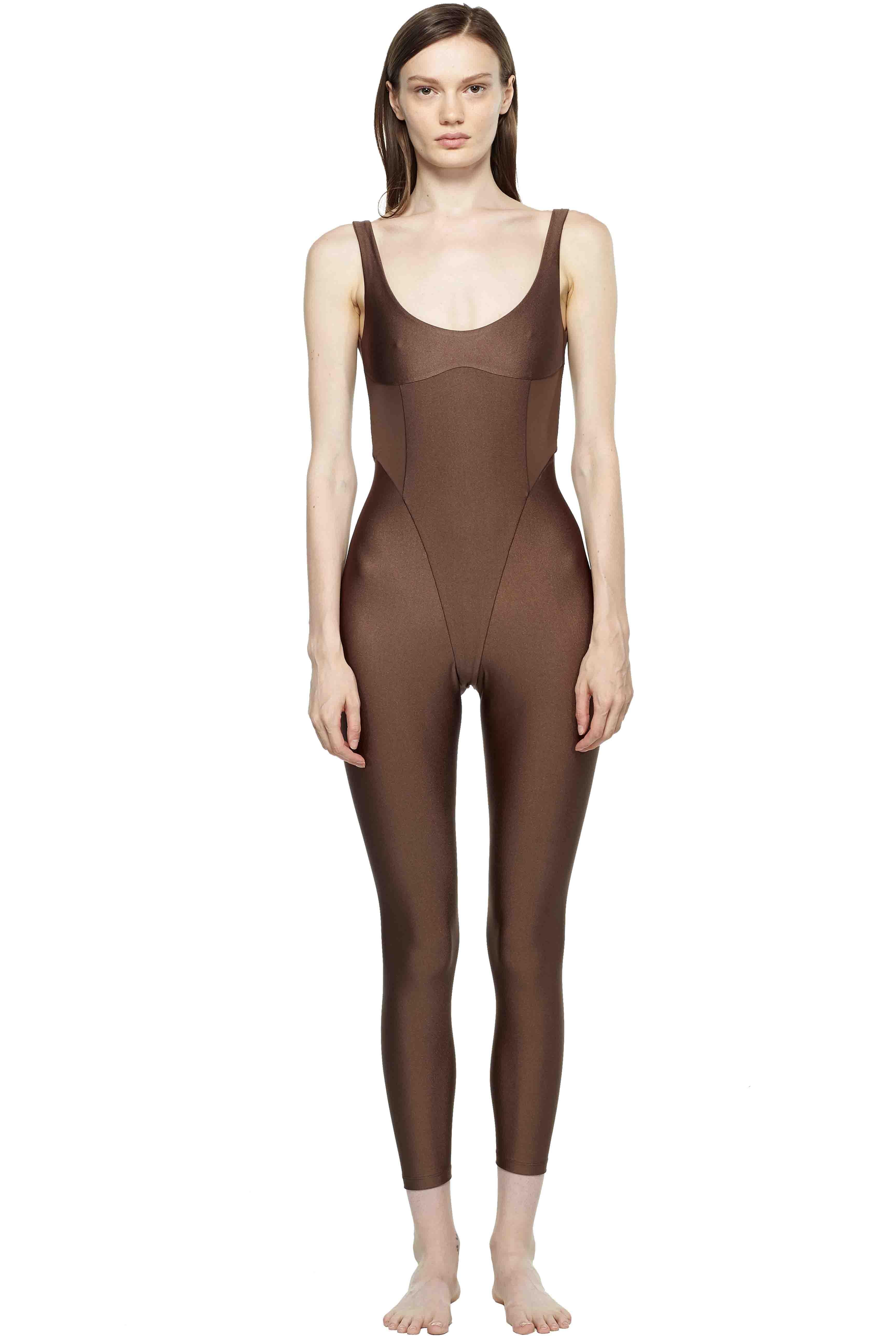 Chocolate Unitard - New York Pilates
