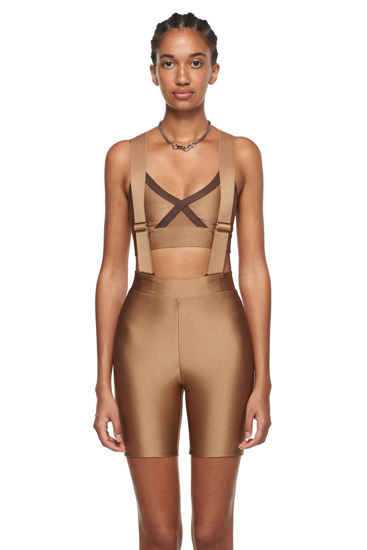 Sable Shorts with Suspenders - New York Pilates