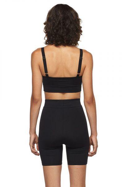Black Criss Cross Sports Bra - New York Pilates