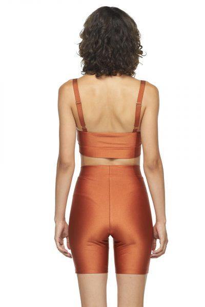Copper Criss Cross Sports Bra - New York Pilates