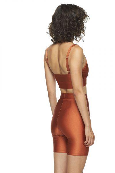 Copper Criss Cross Sports Bra - New York Pilates