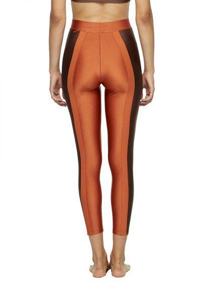 Copper Chocolate High Waisted Leggings - New York Pilates