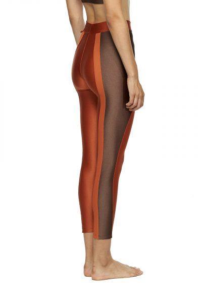 Copper Chocolate High Waisted Leggings - New York Pilates