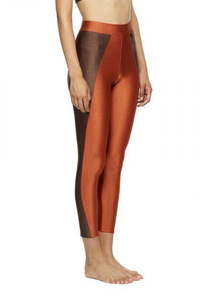 Copper Chocolate High Waisted Leggings - New York Pilates