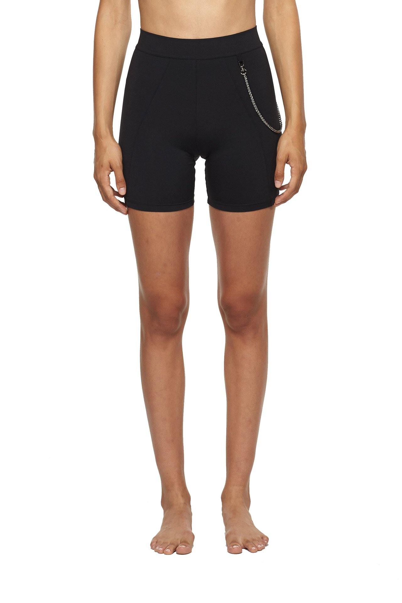 Black High Waisted Shorts - New York Pilates