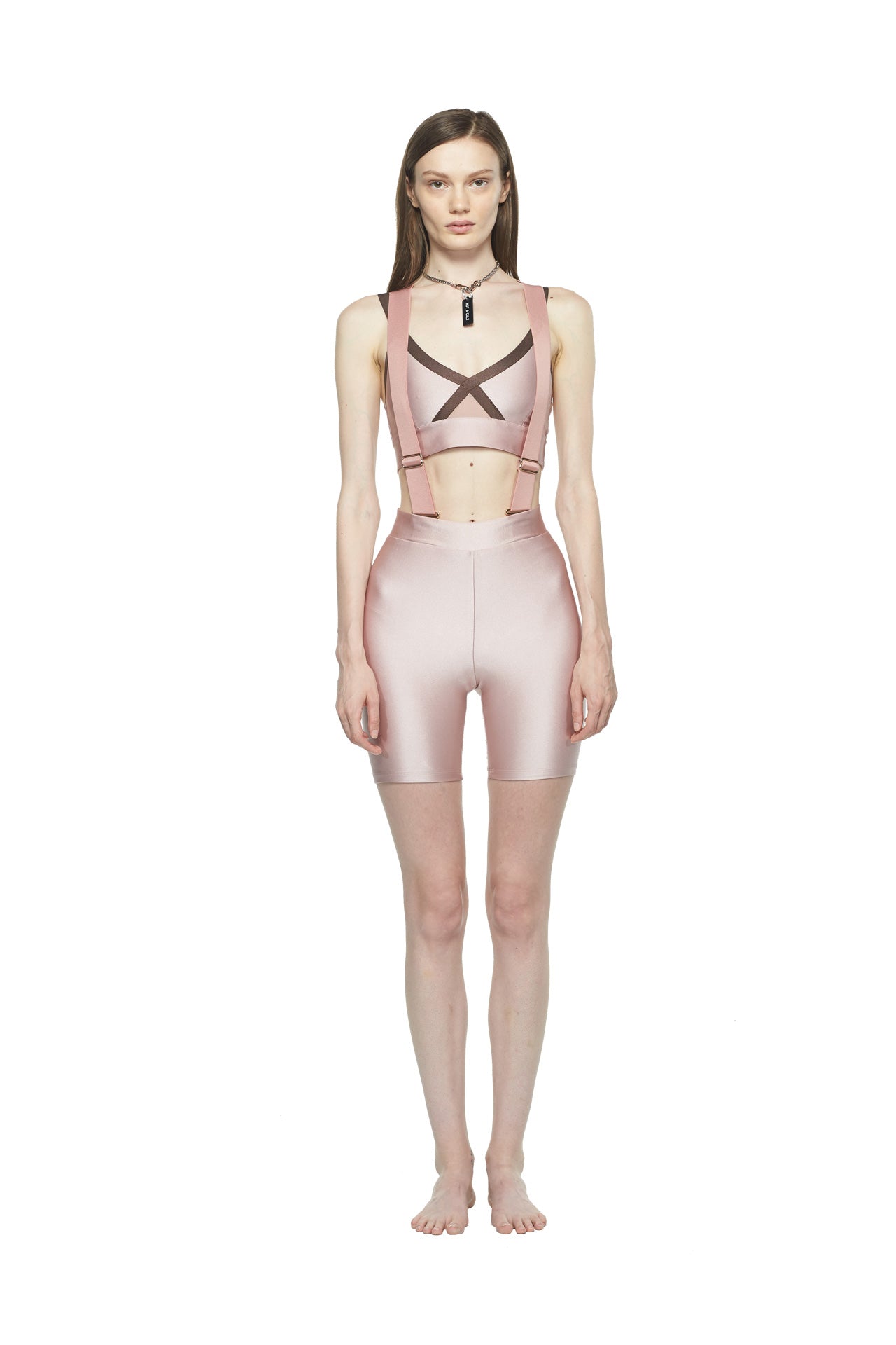 Rose Shorts with Suspenders - New York Pilates