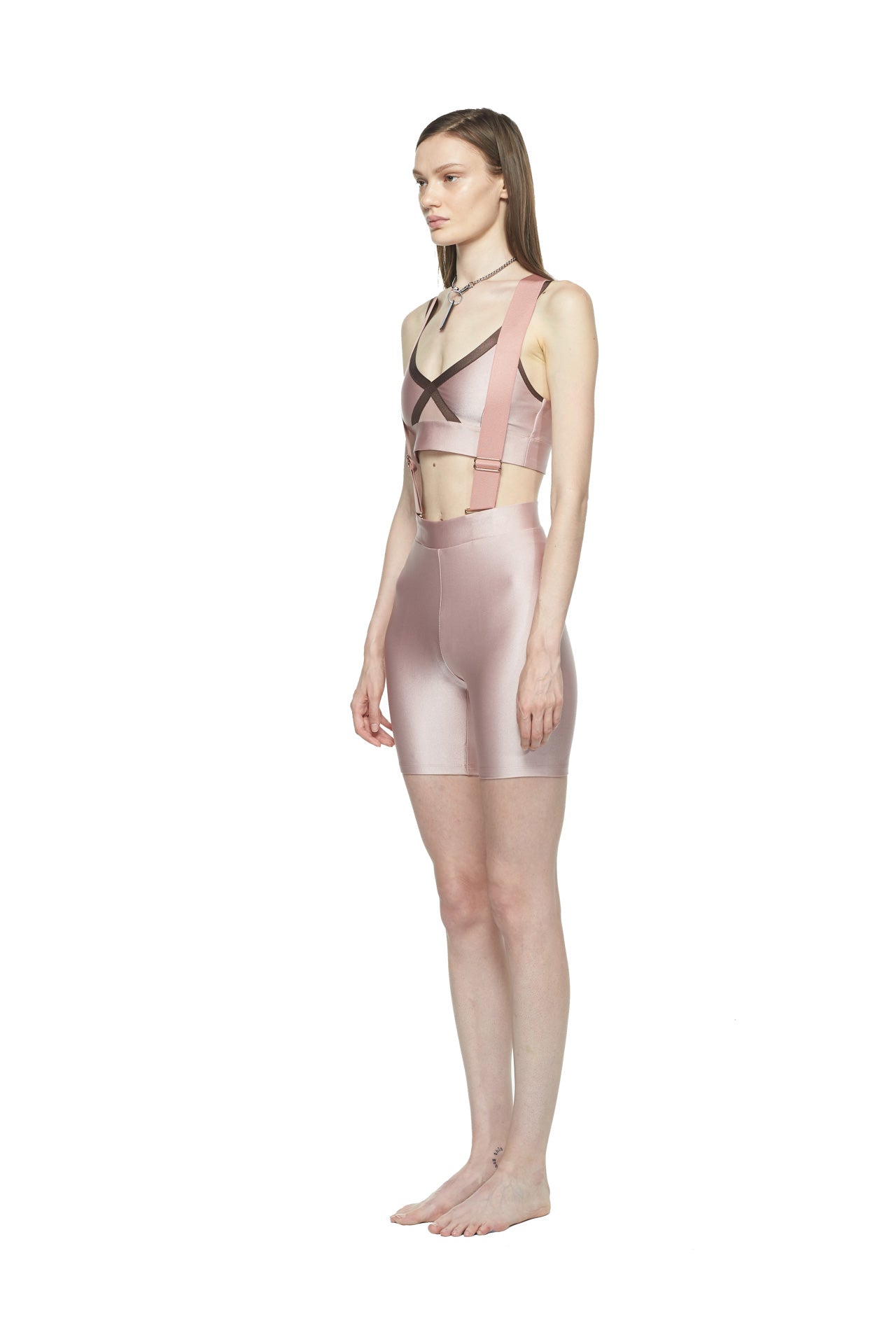 Rose Shorts with Suspenders - New York Pilates