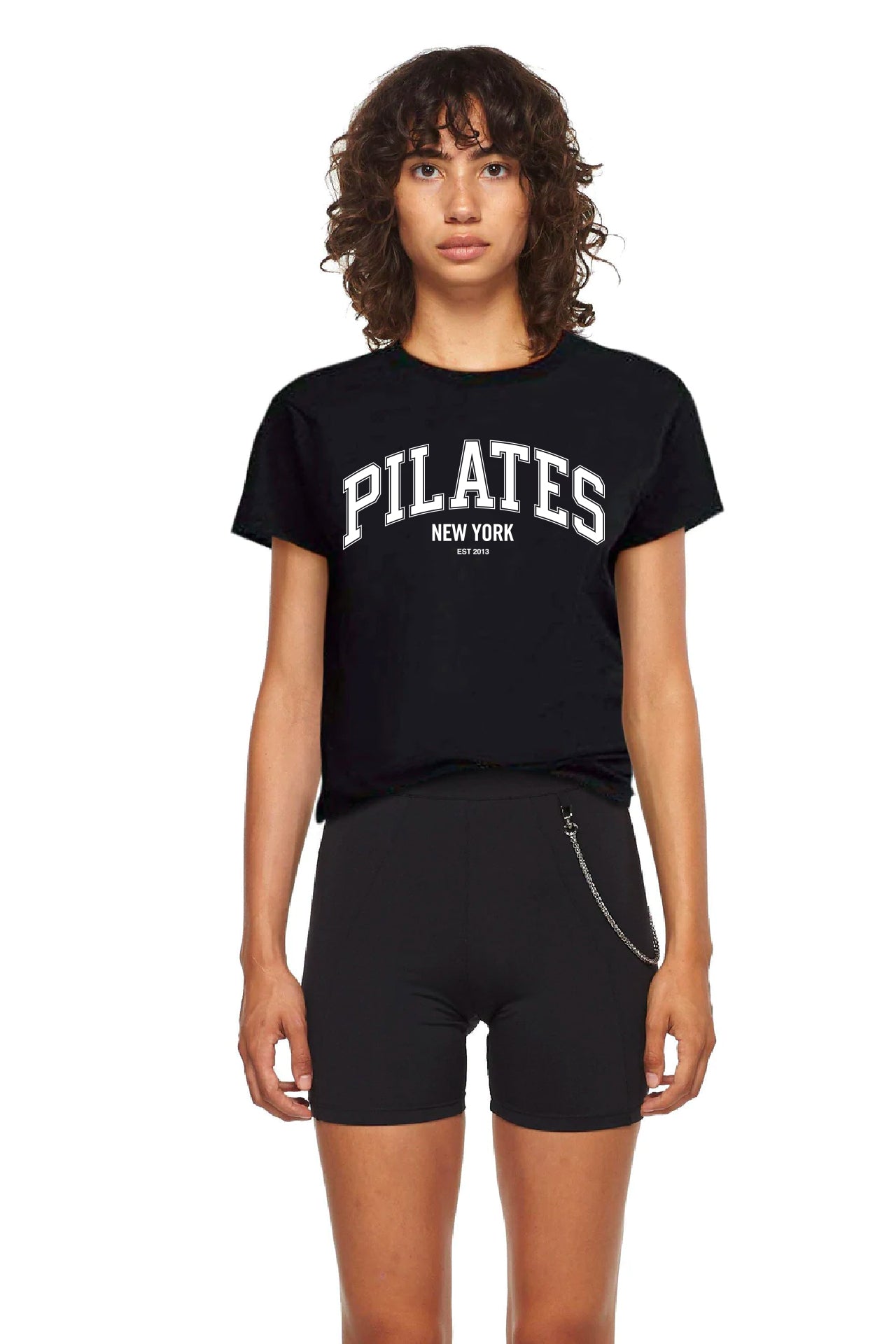 Pilates Varsity Tee (Black)