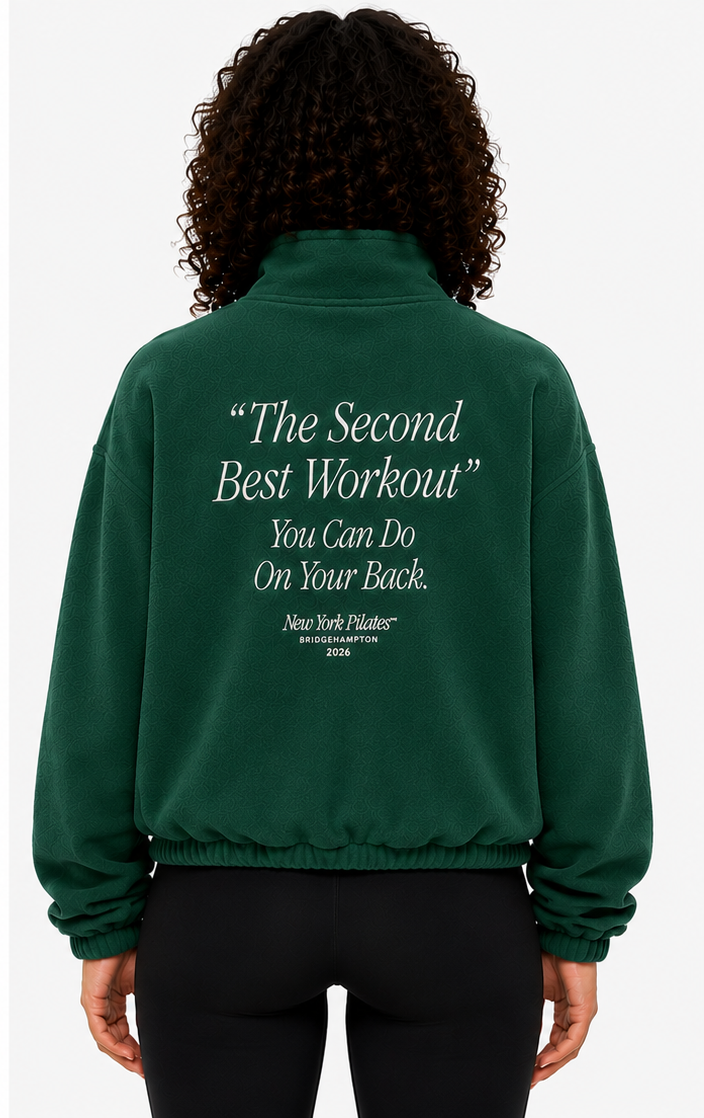 Bridgehampton "Second Best" Quarter Zip - Green (LIMITED IN STORE ONLY) (Copy)