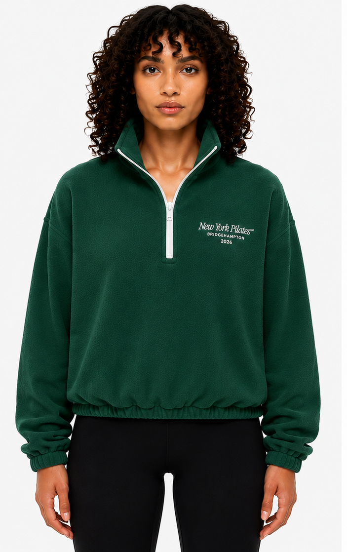 Bridgehampton "Second Best" Quarter Zip - Green (LIMITED IN STORE ONLY) (Copy)