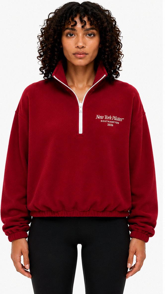 Southampton "Second Best" Quarter Zip - Red (LIMITED IN STORE ONLY)