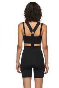 Black Shorts with Suspenders - New York Pilates