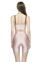 Load image into Gallery viewer, Rose Chocolate Criss Cross Sports Bra - New York Pilates
