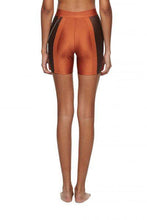 Load image into Gallery viewer, Copper Chocolate High Waisted Shorts - New York Pilates
