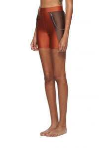 Copper Chocolate High Waisted Shorts - New York Pilates