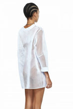 Load image into Gallery viewer, White Long Mesh Sweatshirt - New York Pilates

