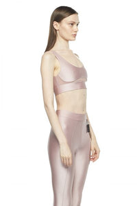 Rose Sports Bra with Low Back and Corset - New York Pilates
